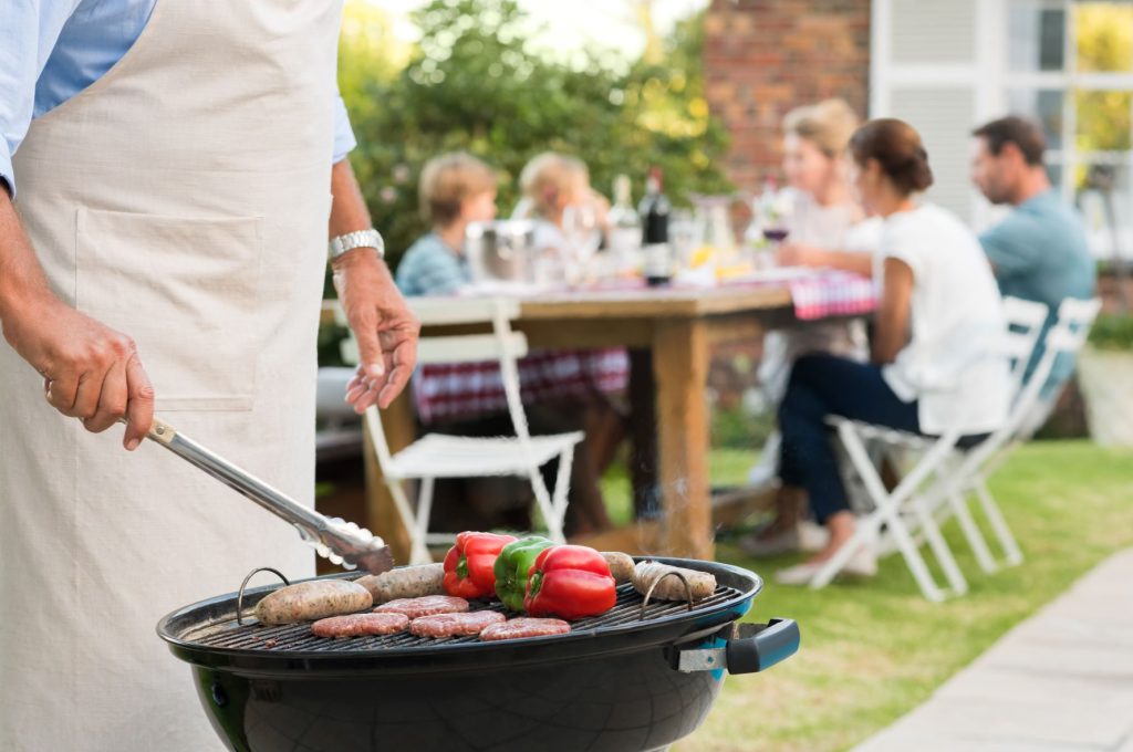 What are 3 rules for using the grill